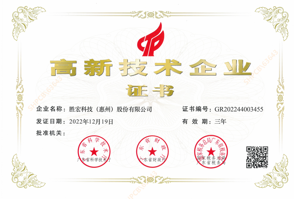 喜报！我司顺利通过“高新技术企业”认定